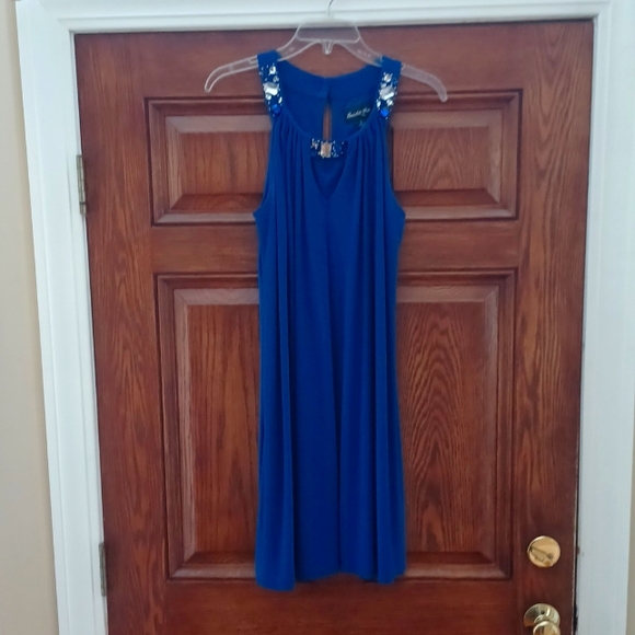 Scarlet Nite blue women's dress size 8. - Picture 5 of 5
